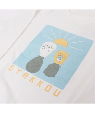 しろたん トレーナー 《GYAKKOU柄》 S/M/L/XL レディース メンズ ユニセックス 長袖 トレーナー スウェット アウターウェア  ルームウェア 部屋着 あざらし アザラシ かわいい キャラクター マザーガーデン, 白~オフホワイト, 衣類S(UNI S)