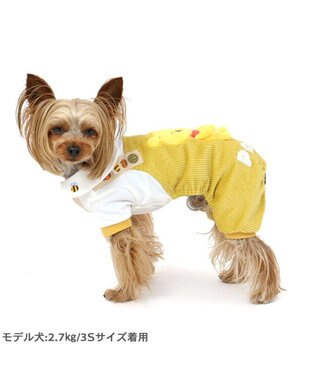 PET PARADISE ディズニー くまのプーさん フレンズ柄 ロンパース【小型犬】 黄