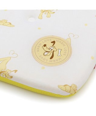 PET PARADISE ディズニー プルート もちっと クールマット ホワイト×イエロー