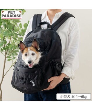 PET PARADISE ディズニー ミッキーマウス 白黒 リュック