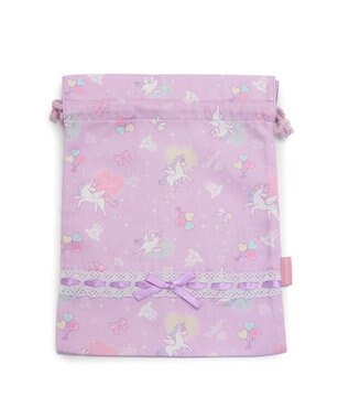 Mother garden マザーガーデン ユニコーン 巾着 小 《ハピネス柄》 -