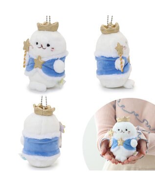 Mother garden しろたん 王冠しろたん キーホルダー9.5cm 単品 キーホルダー