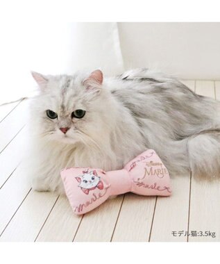 PET PARADISE ディズニー マリー 猫 リボンおもちゃ 《ピンク / ベージュ》 ピンク