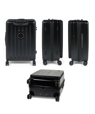 Mother garden しろたん スーツケース 《のっかり柄》 60L ブラック