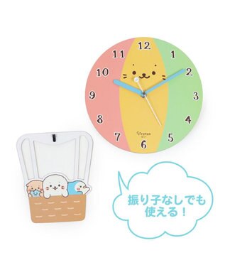 Mother garden しろたん バルーン型 掛け時計 -