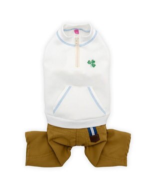 PET PARADISE ペットパラダイス トレーナー パンツつなぎ 《ホワイト》 小型犬 ホワイト