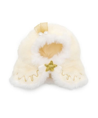 Mother garden しろたん ついてきちゃうしろたん マスコット 着せ替え服 《ホーリーポンチョ》 ホーリーポンチョ