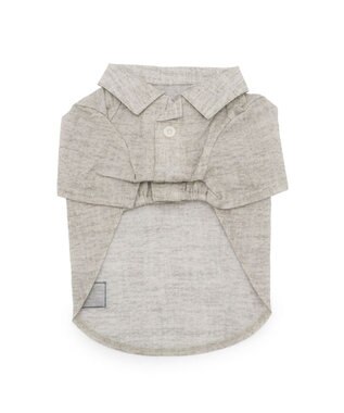 PET PARADISE J.PRESS 杢 ウェーブシャツ 《グレー》 小型犬 グレー