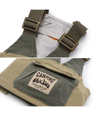 PET PARADISE ペットパラダイス クール アウトベスト 小型犬 カーキ