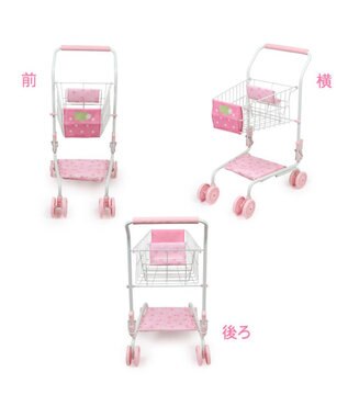 Mother garden マザーガーデン おままごと 野いちご ショッピングカート 《いちご×リボン》 -