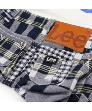 PET PARADISE Lee パンツつなぎ パッチワーク 小型犬 ホワイト×ブラック