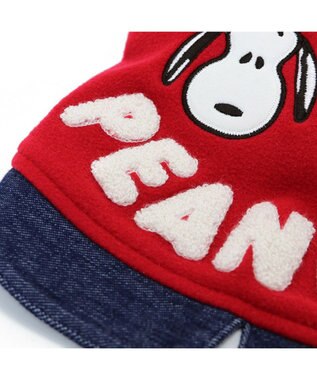 PET PARADISE スヌーピー ペティヒートDAN ハイネックTシャツ 中型犬 赤
