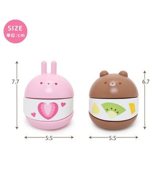 Mother garden マザーガーデン 木製 うさぎマリトッツォ 単品 うさぎマリトッツォ