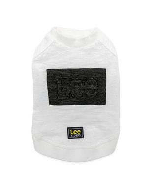 PET PARADISE Lee エンボス ロゴ Ｔシャツ 《ホワイト》 小型犬 ホワイト