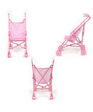 Mother garden マザーガーデン うさもも ドールバギー  ミニベビーカー ピンク(淡)