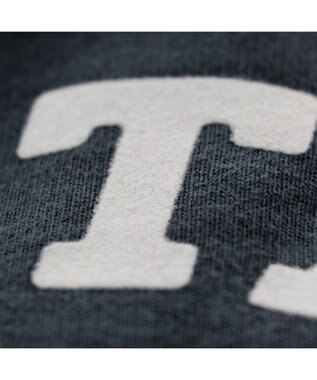 Mother garden しろたん フロッキープリント トレーナー ユニセックス ブラック