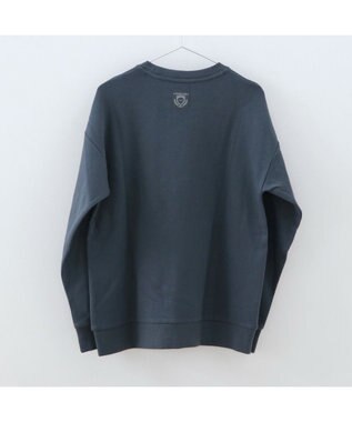 Mother garden しろたん フロッキープリント トレーナー ユニセックス ブラック