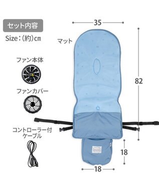 PET PARADISE ペットパラダイス カートクーラー 《ブルー》ファン付きクーラーマット ライトブルー