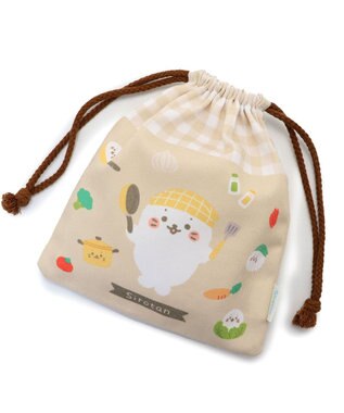 Mother garden しろたん 巾着 18×20cm 《キッチン柄 》 【単品】 キッチン柄