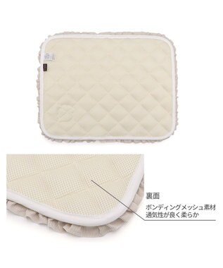 PET PARADISE ペットパラダイス クールマット 《苺花柄》 Ｓ ホワイト×レッド