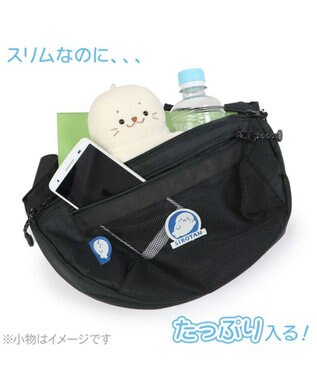 Mother garden しろたん ボディバッグ 黒色 ワンショルダー ウエストバッグ 黒