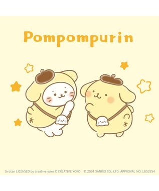 Mother garden しろたん ぬいぐるみ ポムポムプリン　【しろたん×サンリオキャラクターズ】 -