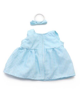 Mother garden マザーガーデン うさみみドール 着せ替えぬいぐるみ Mサイズマスコット 《ギンガムチェックお洋服柄》 -