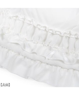 PET PARADISE cherircouture レースフリル カート用 クッション ホワイト