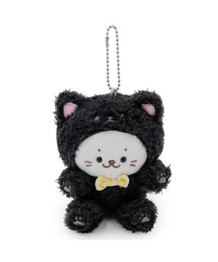 Mother garden しろたん 猫キーホルダー 《黒ねこ》 単品