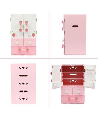 Mother garden 【ギフト巾着セット商品】マザーガーデン 野いちご デラックス冷蔵庫 《キューティー柄》 -