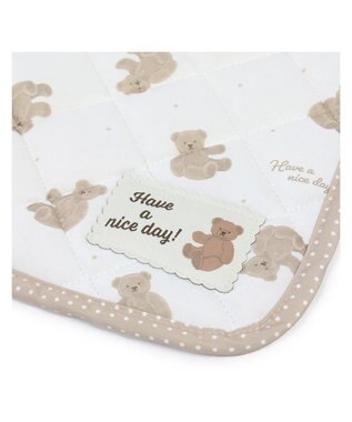 PET PARADISE ペットパラダイス   クール マット《くまちゃん 水玉》48×40㎝ くまちゃん 水玉