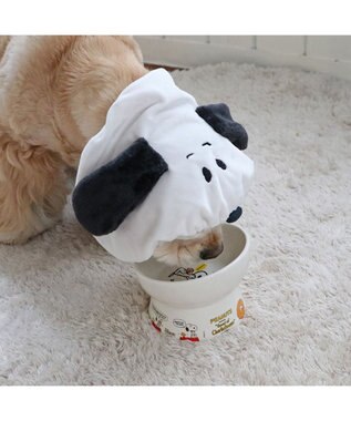 PET PARADISE スヌーピー スヌード 【SM】 白～オフホワイト