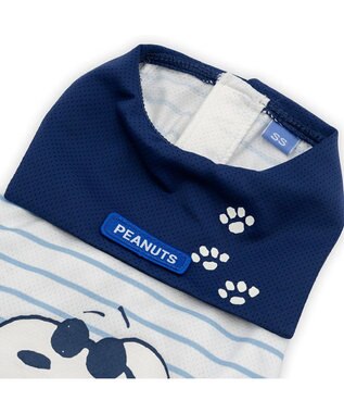 PET PARADISE スヌーピー ジョークール クール タンクトップ 中型犬 大型犬 ホワイト×ブルー