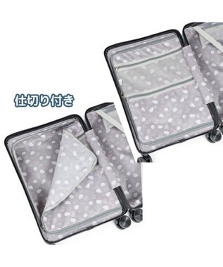 Mother garden しろたん スーツケース 《トラベル柄》 -
