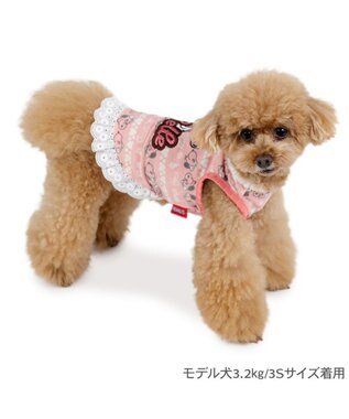PET PARADISE スヌーピー お気に入り タンクトップ 《ベル》 小型犬 ピンク