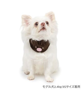 PET PARADISE リサとガスパール スタイ首輪 《ガスパール》 Ｓ ブラウン
