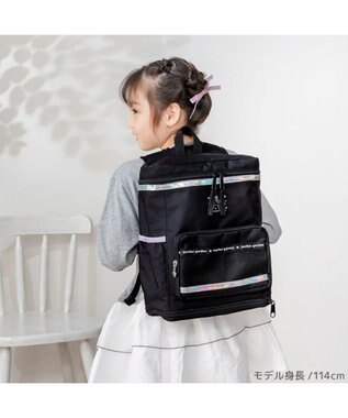 Mother garden マザーガーデン スクエアリュック 【Mサイズ】  《ブラック》 ブラック