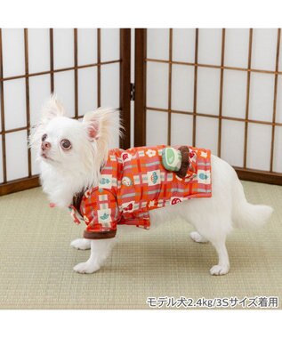PET PARADISE ペットパラダイス おもちゃ付き ホカホカ 半纏 小型犬 レッド