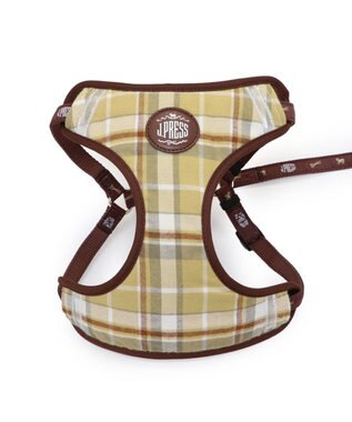 PET PARADISE J.PRESS ハーネス＆リード フランネル 《チェック柄》 Ｓ 小型犬 フランネル チェック柄