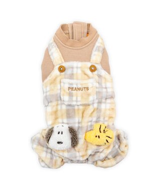 PET PARADISE スヌーピー ボア サロペット 《仲良し》 小型犬 ベージュ