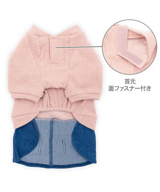 PET PARADISE J.PRESS 杢 トレーナー スカートつなぎ 小型犬 ピンク