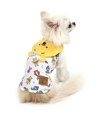 PET PARADISE ディズニー くまのプーさん クールメッシュ 襟付きタンクトップ 小型犬 イエロー
