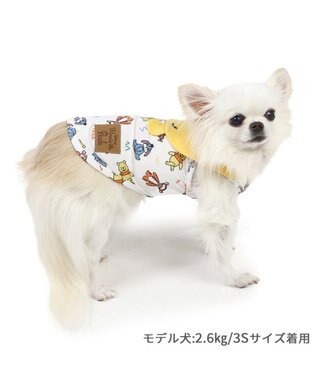 PET PARADISE ディズニー くまのプーさん クールメッシュ 襟付きタンクトップ 小型犬 イエロー