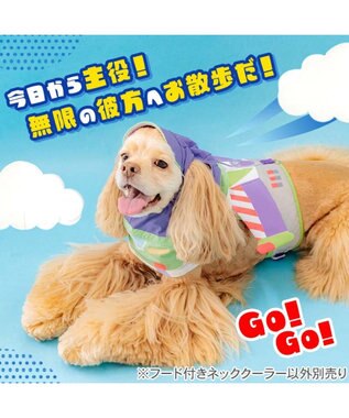 PET PARADISE ディズニー トイ・ストーリー バズ 保冷付き帽子 ＳＭ 中型犬 パープル