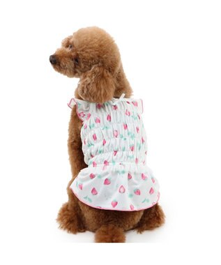 PET PARADISE ペットパラダイス エコメイド キャミソール 《苺柄》 小型犬 苺柄