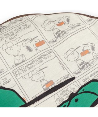 PET PARADISE スヌーピー クッション ワッペン Ｍ ネイビー×ホワイト