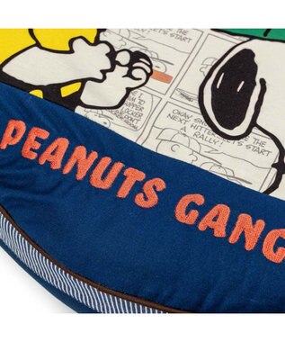 PET PARADISE スヌーピー クッション ワッペン Ｍ ネイビー×ホワイト