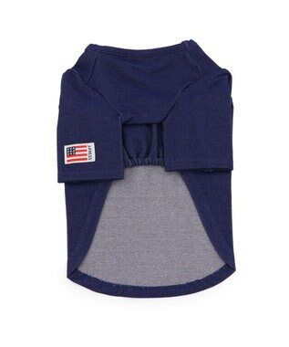 PET PARADISE J.PRESS デニム風 Ｔシャツ 小型犬 ダークインディゴブルー