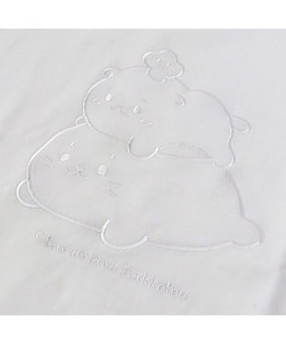 Mother garden しろたん＆らっこいぬ 白刺繍トレーナー《オフホワイト》 S / M / L / XL -