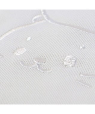 Mother garden しろたん＆らっこいぬ 白刺繍トレーナー《オフホワイト》 S / M / L / XL -